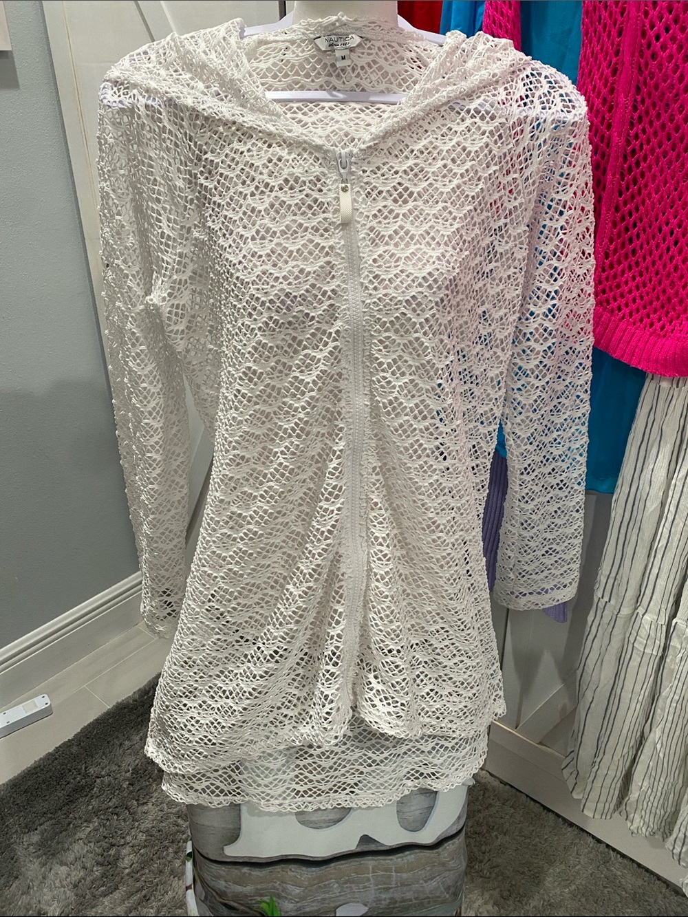 Nautica Mesh Jacket With Hood